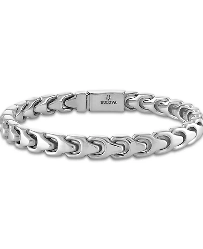 Bulova Stainless Steel Link Bracelet