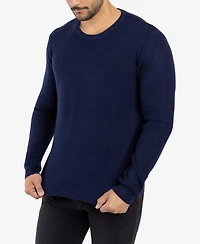 Spring + Mercer Men's Ribbed Crew Neck Sweater