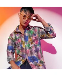 Heathered-Buffalo Check Shirt