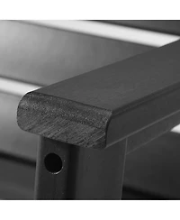 WestinTrends Outdoor Modern Hdpe Patio Club Chair with Deep Seat Cushions