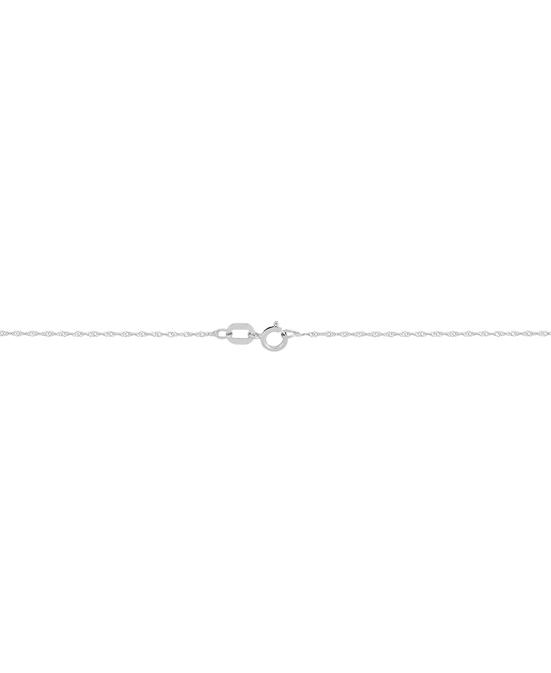 Diamond Solitaire 18" Pendant Necklace (1/2 ct. t.w.) 14k Gold