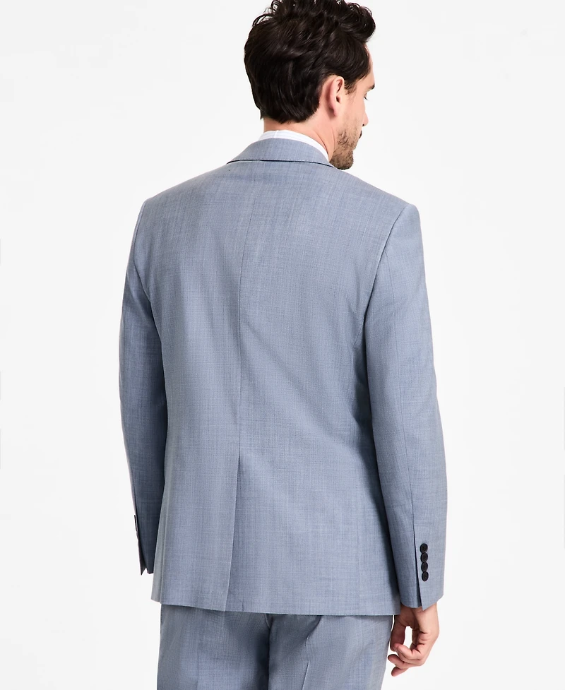 B by Brooks Brothers Men's Wool-Blend Stretch Classic-Fit Suit Separates Jacket