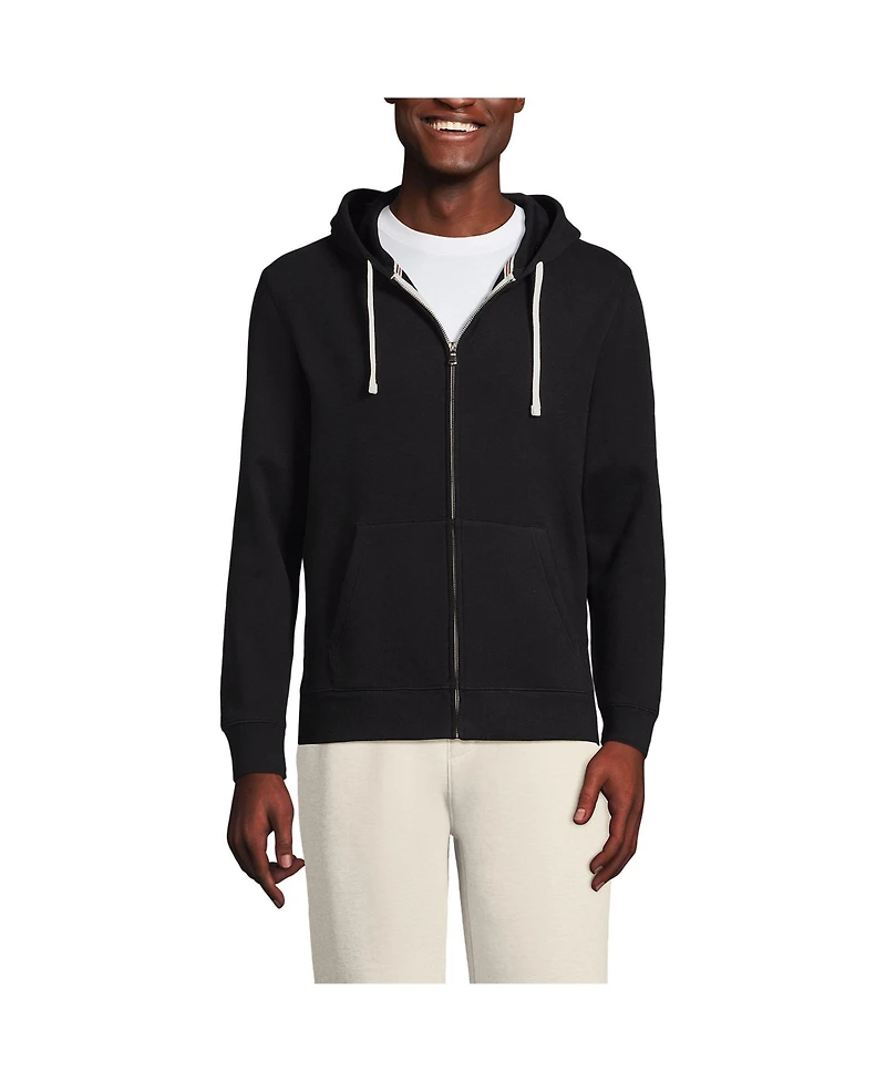 Lands' End Men's Tall Long Sleeve Serious Sweats Full Zip Hoodie