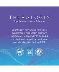Theralogix TheraCal D2000 Bone Health Supplement with Calcium, Vitamins D3 & K2, Magnesium