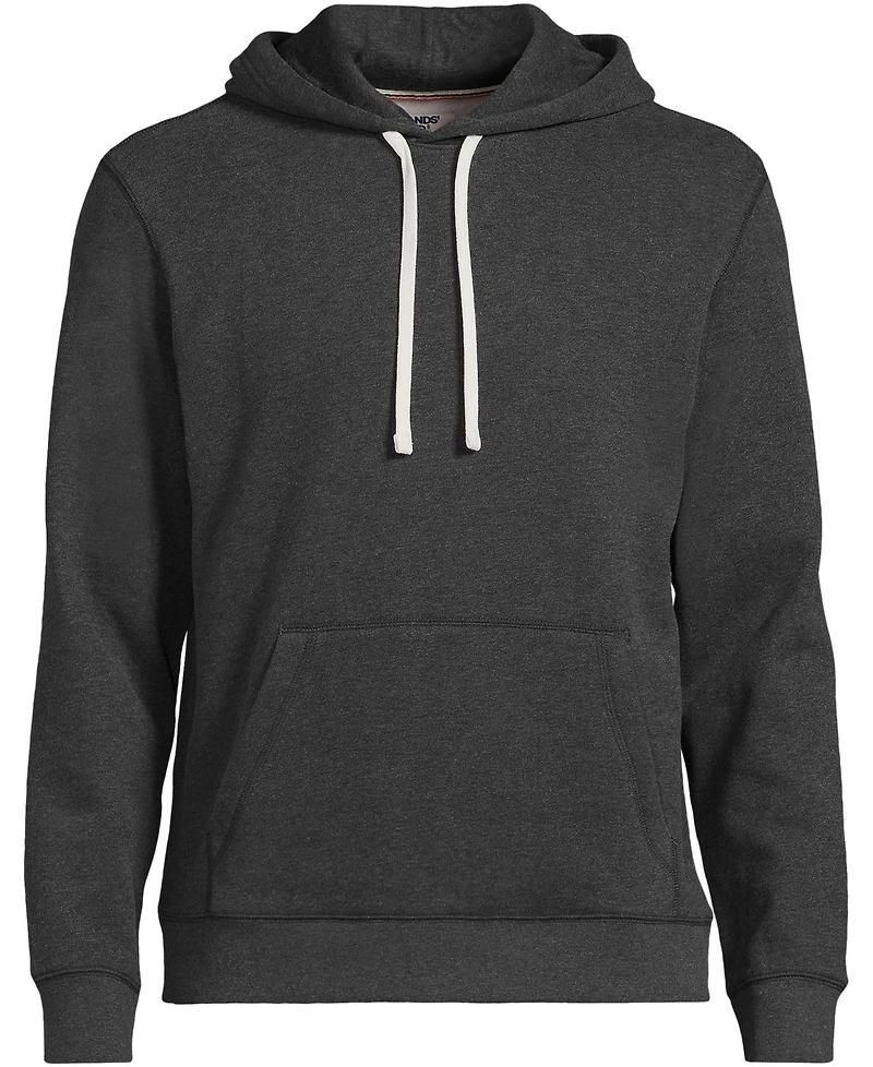 Lands' End Men's Long Sleeve Serious Sweats Pullover Hoodie Sweatshirt