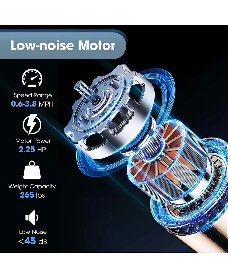 Walking Pad Under Desk Treadmill with Remote Control