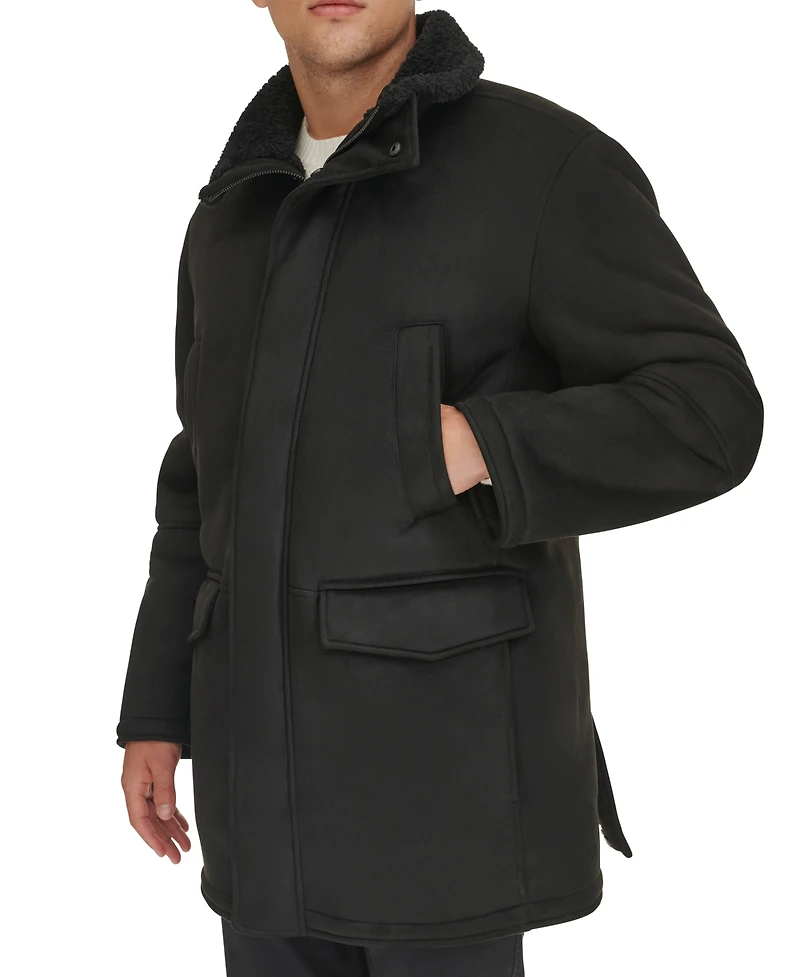 Dockers Men's Faux-Shearling Coat