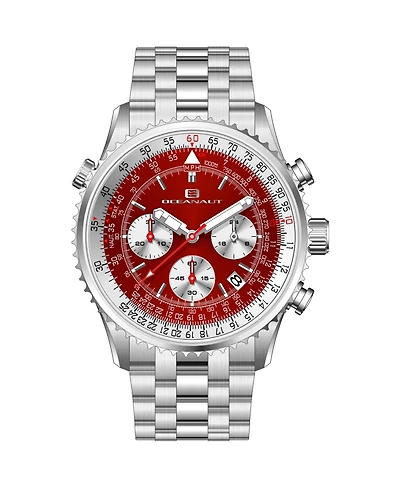 Oceanaut Men's Flight Red Dial Watch