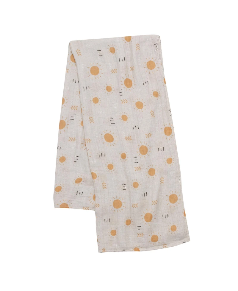 Lambs & Ivy Jungle Adventure 2-Pack Cotton Muslin Newborn Baby Swaddle Blankets