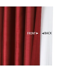 GoodGram Kate Aurora Living 2 Pack Double Layered 100% Blackout And Sheer Window Curtains