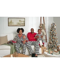 Gerber Baby Girls Holiday Family Pajamas Neutral One Piece Footed