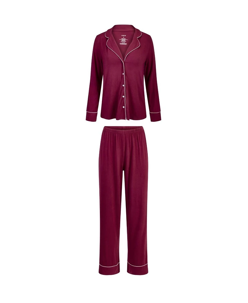 Adore Me Women's Matilde Long Sleeve & Pants Pajama Set