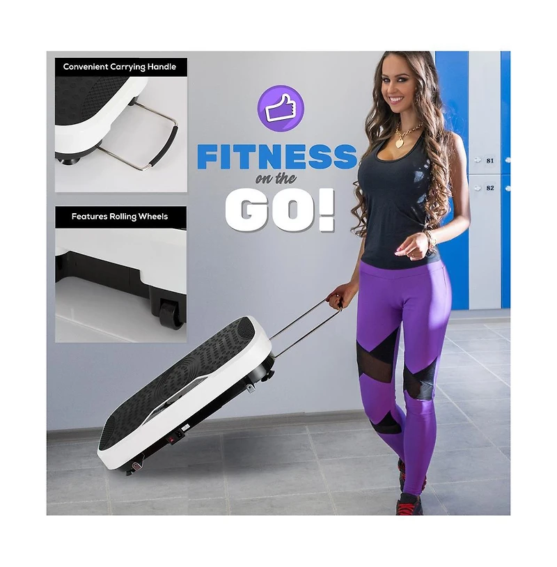 Hurtle Core Fitness Training Vibration Machine With Adjustable Speed