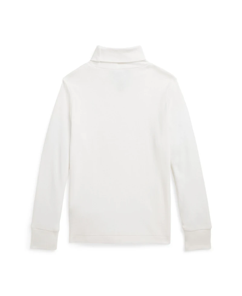 Polo Ralph Lauren Little and Toddler Boys Cotton Interlock Turtleneck Sweatshirt