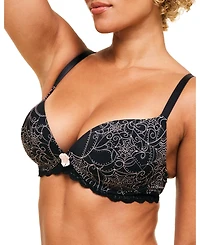 Adore Me Women's Shea Push Up Plunge Bra
