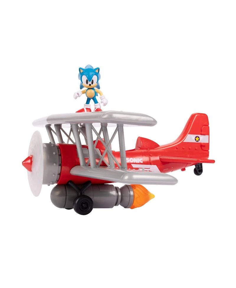 Sonic 2.5" Tornado Biplane Playset