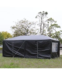 Slickblue 10'x20' Outdoor Party Tent - Includes 6 Removable Sidewalls for Versatile Event Coverage