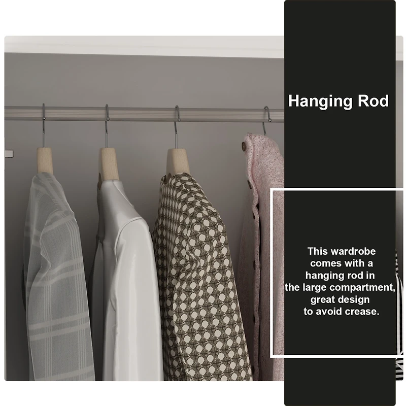 Homsee 9-Drawer Black Wood Dresser Bedroom Storage Cabinet