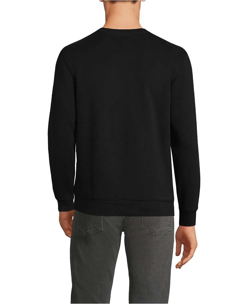 Lands' End Men's Long Sleeve Serious Sweats Crew Sweatshirt