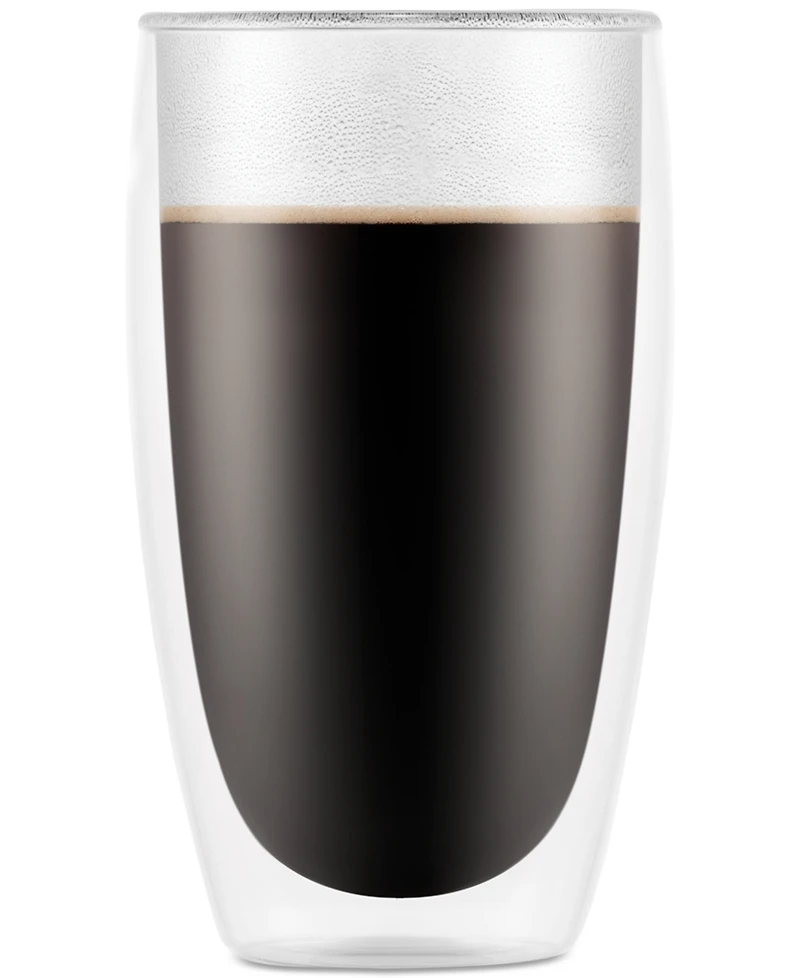Bodum Pavina Double-Walled Glass Tumblers, Set of 2