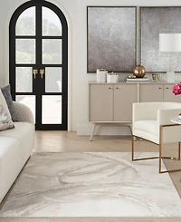 Nourison Home Brushstrokes BSK01 2'2"x7'6" Runner Area Rug