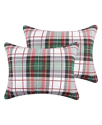Levtex Spencer Plaid Quilted 2-Pc. Sham Set