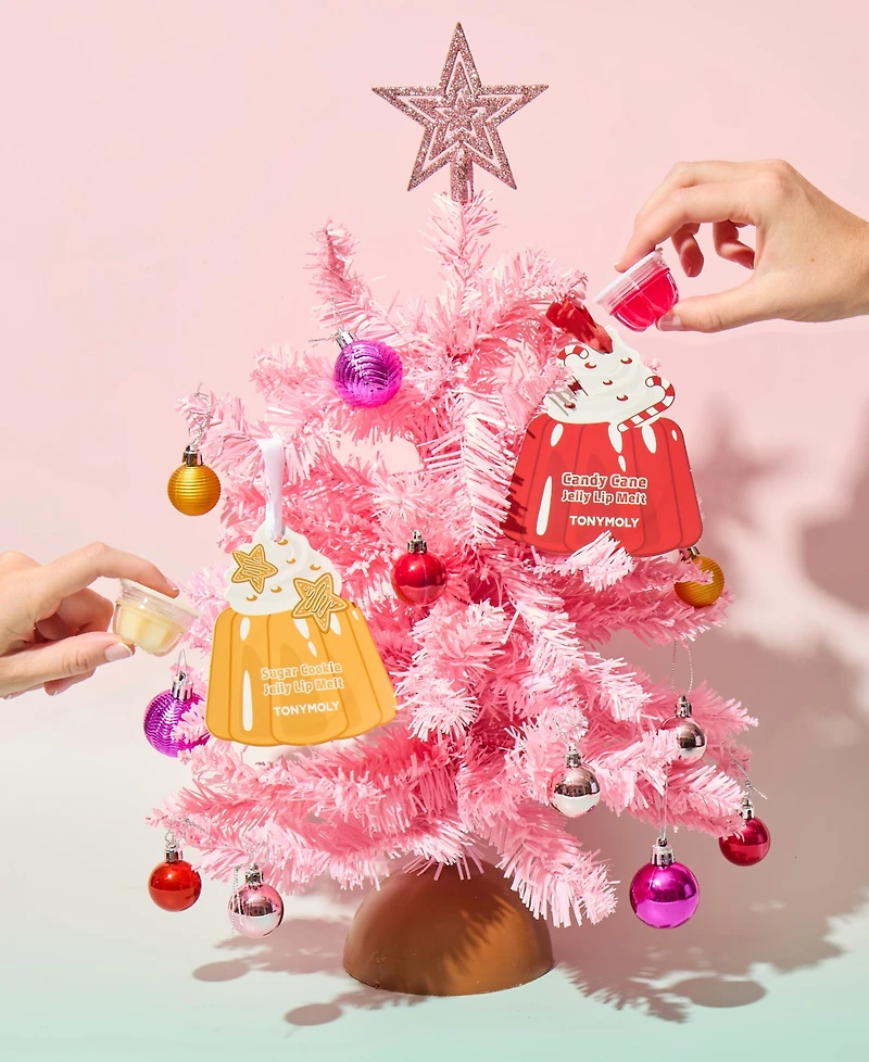 Tonymoly Candy Cane Jelly Lip Melt Ornament
