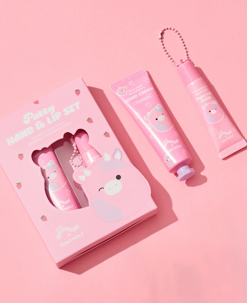 Tonymoly Squishmallow 2-Pc. Patty Hand & Lip Set
