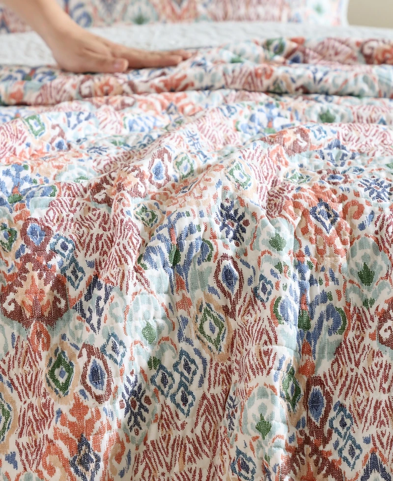 Tommy Bahama Home Ikat Tropics Reversible 2-Pc. Quilt Set, Twin