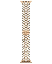 Kate Spade New York Women's Stainless Steel Rose Gold-Tone Band for Apple Watch, 38/40/41mm and 42/44/45/49mm