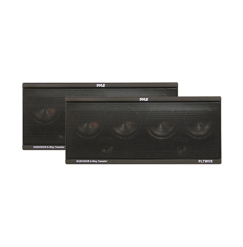 Pyle Sunvisor Mount Tweeter System, 200 Watt, 6-Way Audio
