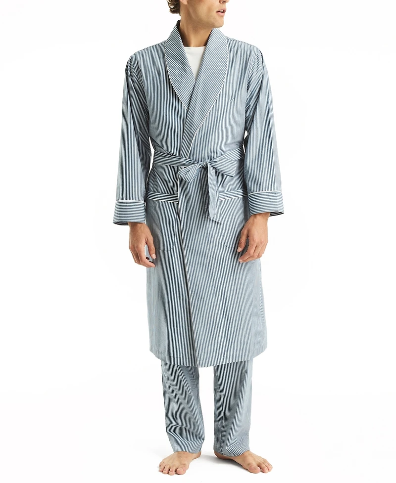 Nautica Men's Crafted Striped Robe