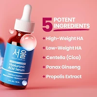 Seoul Ceuticals Korean Skincare Hyaluronic Acid Serum K Beauty Skincare