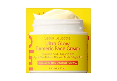 Seoul Ceuticals Korean Skin Care Ultra Glow Turmeric Face Cream K Beauty Skincare