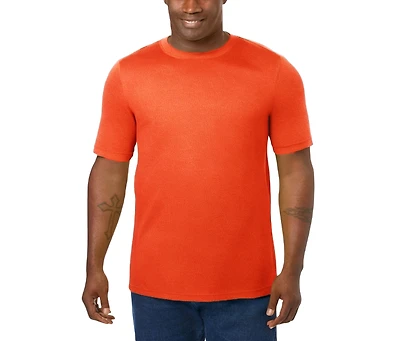 KingSize Big & Tall No Sweat Longer-Length Short Sleeve Crewneck Tee