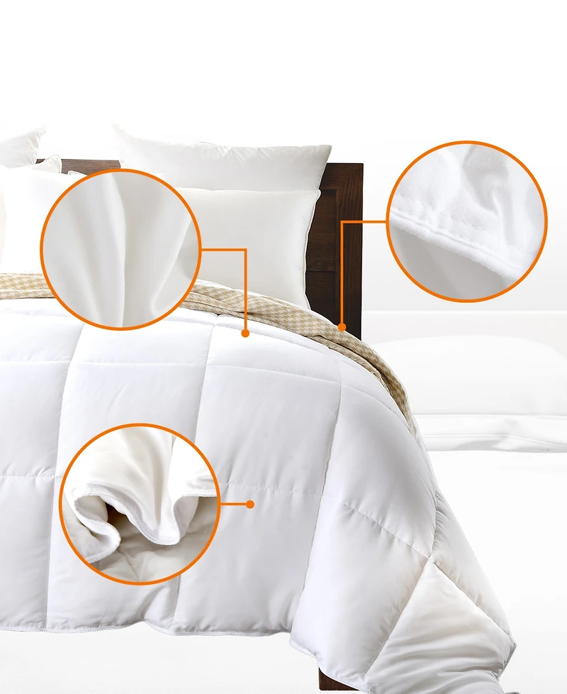 Cheer Collection Natural Kapok Fiber Luxury Comforter, King