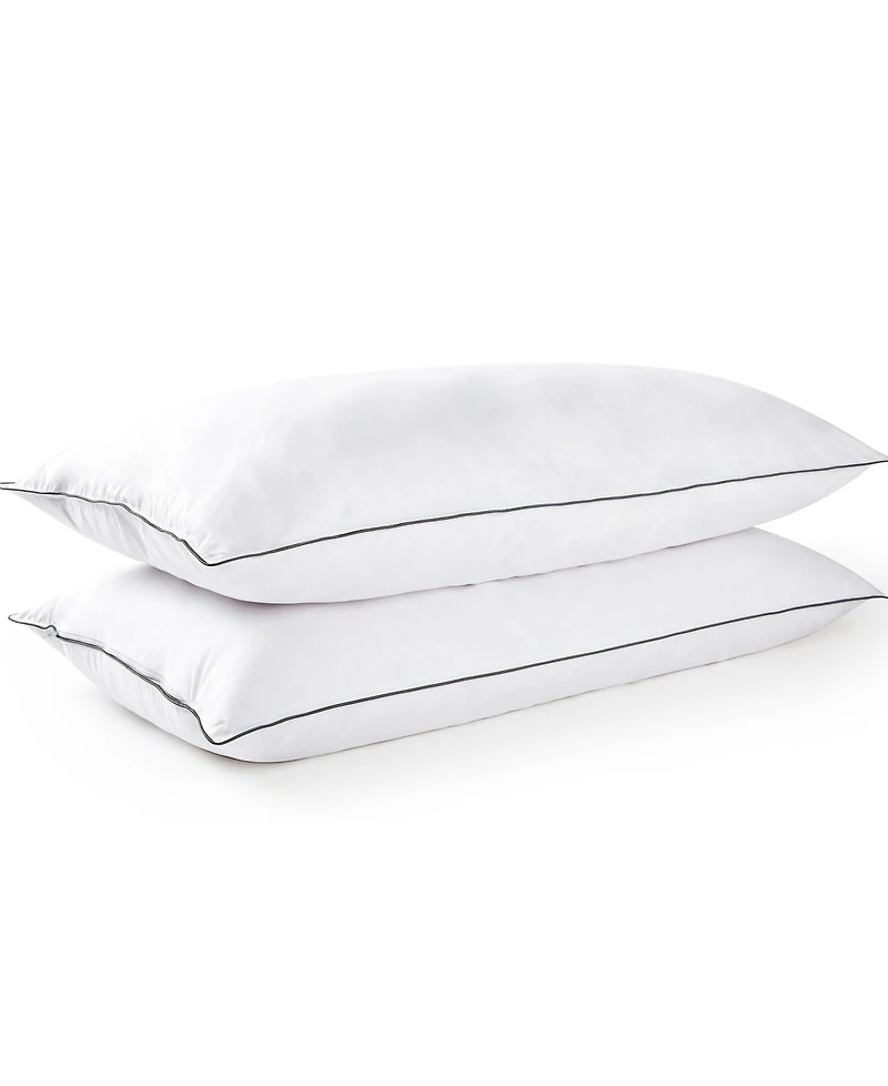 Cheer Collection Soft and Silky Cotton Kapok 2-Pack Pillows, King