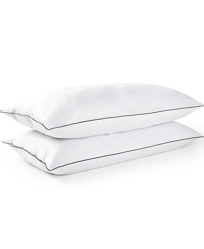 Cheer Collection Soft and Silky Cotton Kapok 2-Pack Pillows, King