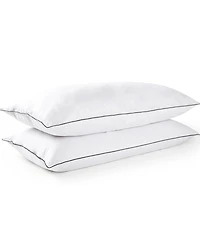 Cheer Collection Soft and Silky Cotton Kapok 2-Pack Pillows, King