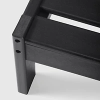 WestinTrends Outdoor Patio Hdpe Left Arm Sectional Navy Blue Corner Club Chair with Cushions