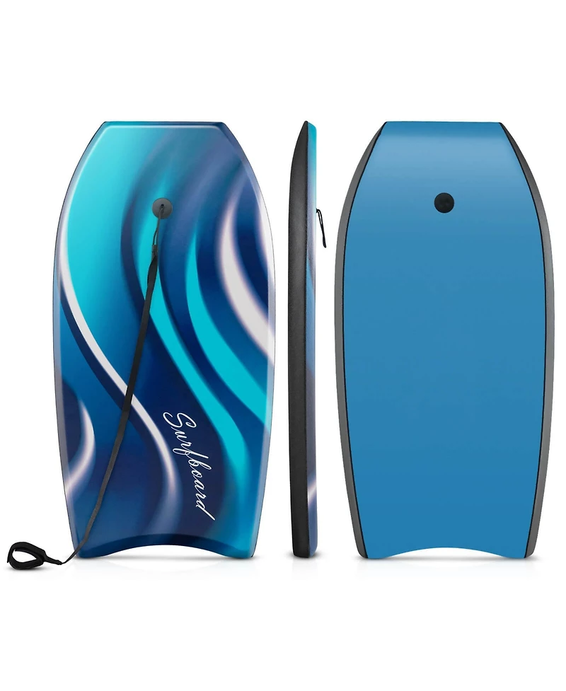 41" Lightweight Body Board with Eps Core Xpe Deck Hdpe Bottom Crescent Tail