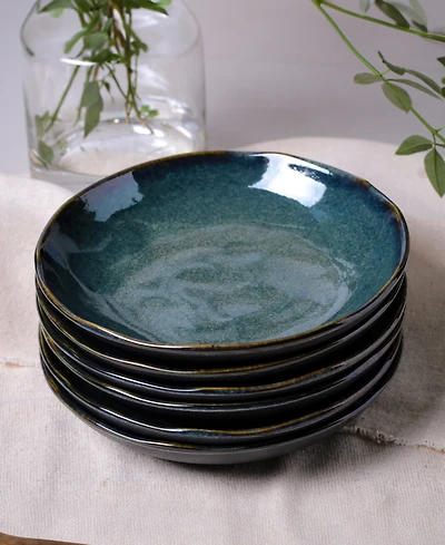Porto Brasil Stoneware Pasta Bowls, Set of 6