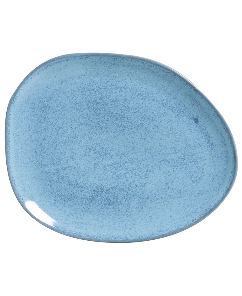 Porto Brasil Stoneware Oval Dinner Plates, Set of 6