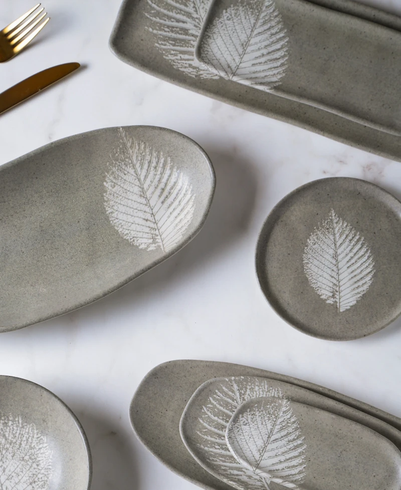 Porto Brasil Seiva Stoneware Large Deep Oval Platters, Set of 4