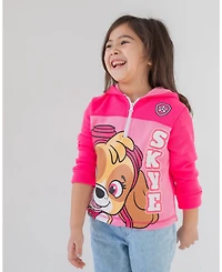 Paw Patrol Little Girls Fleece Half Zip Hoodie