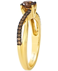 Le Vian Chocolatier Chocolate Diamond Ring (5/8 ct. t.w.) in 14k Honey Gold