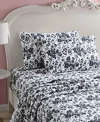 Betsey Johnson Printed Microfiber Piece Sheet Set