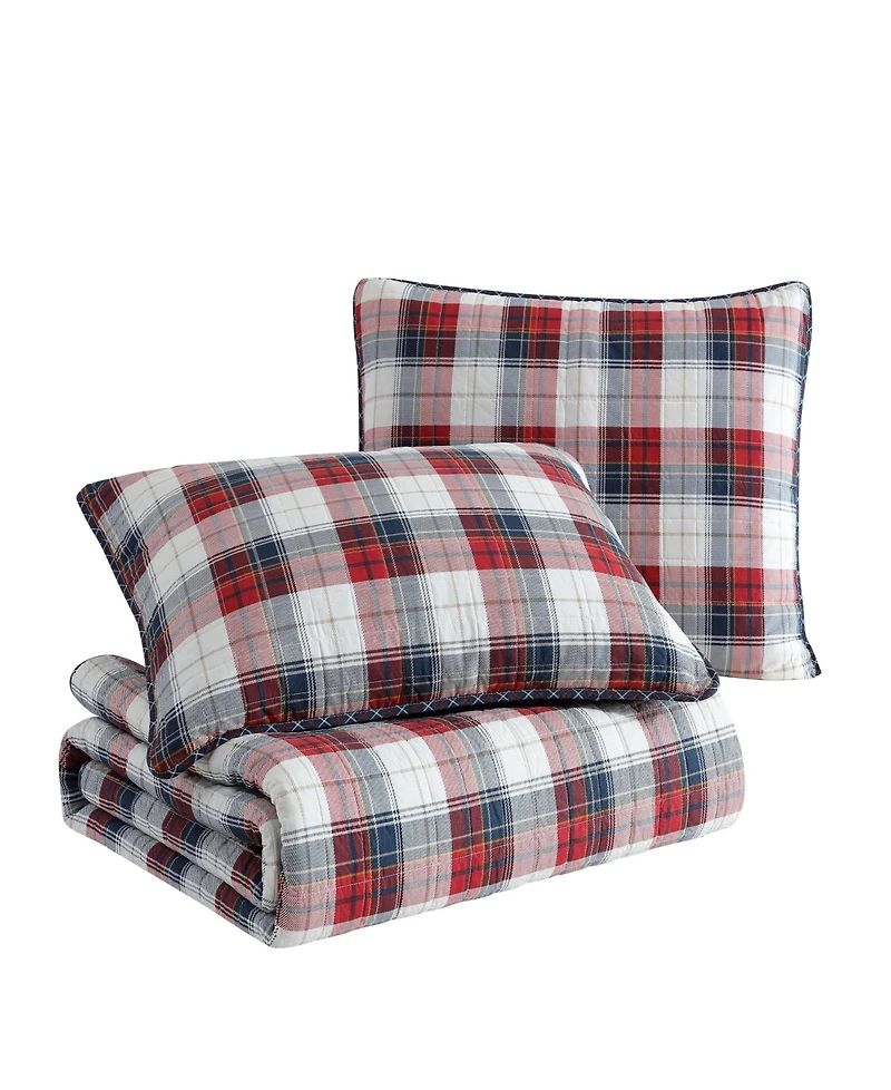Nautica Rosedale Reversible 3 Piece Quilt Set, Full/Queen