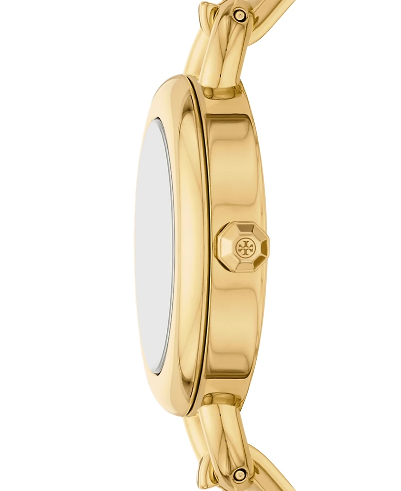 Tory Burch Women's The Kira Gold-Tone Stainless Steel Bangle Bracelet Watch 27mm Gift Set