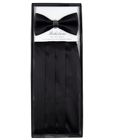 Michelsons of London Bow Tie & Cummerbund Set